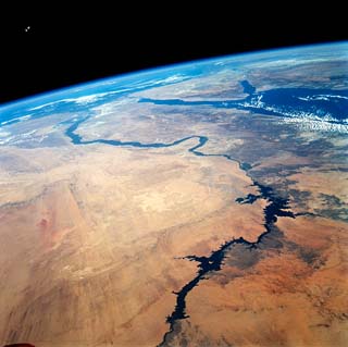 Nile River, Lake Nasser and the Red Sea, Egypt. 